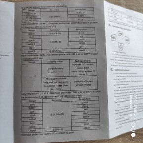 Predám plnoautomatický  digitálny multimeter  ANENG 118A - 3