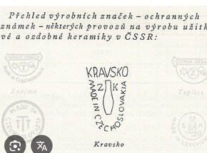 Vintage keramická ozdoba,relief (Kravsko1979) - 3