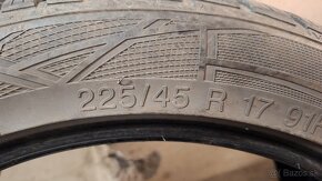 4x zimné pneumatiky 225/45 r17 Vredestein - 3