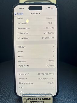 iPhone 15 128GB - 3