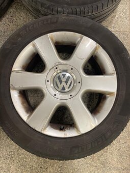 5x112 r16 elektróny Volkswagen + letné 205/55 r16 Michelin - 3