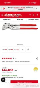 Kliešťový nastaviteľný kľúč Knipex XL 8603400 - 3