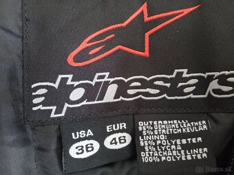 Kozena moto bunda ALPINESTARS Stunt. - 3