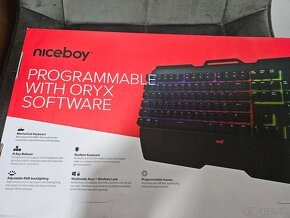 Niceboy Oryx Herný set klávesnica myš headset k600 m600 x600 - 3