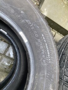 Letné pneu 215/60 R16 Matador 4-5 mm 2ks - 3