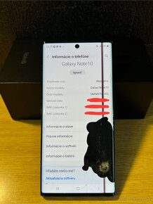 Predám poškodený Samsung Galaxy Note 10 | DUAL SIM | 256GB - 3