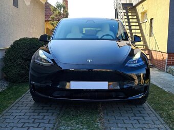 TESLA MODEL Y  BLACK & WHITE, LONG RANGE,DUAL MOTOR, 4×4, 37 - 3