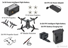 DJI AVATA + FPV DRON + Okuliare V2 - 3