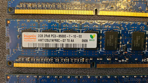 Pamäte 2GB DDR3 PC8500 aj DDR2 - 3