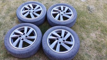 SADA ALU DISKOV 4X100 PNEU.185/55R15 LETNE SKODA SEAT VW - 3