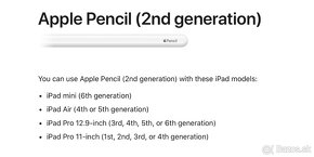 Predám Apple pencil 2.gen - 3