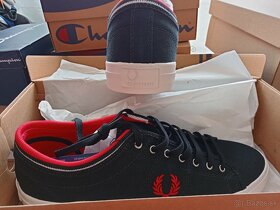 Fred Perry tenisky čierno červené - 3