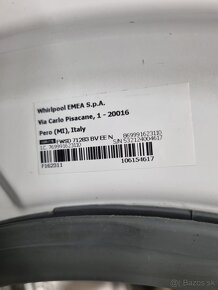 Voľne stojaca spredu plnená slim práčka Whirlpool: 7,0 kg - 3