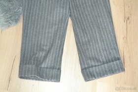 Dámske nohavice so striebornými prúžkami, veľ. 38 - 3