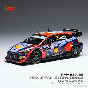 Modely Hyundai i20 N Rally1 1:43 IXO - 3