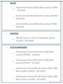 Hadica kúrenia Audi A4 SUPERB  Passat B5 - 8D0819371H - 3