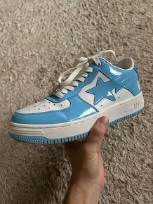 Bape Sta Patent Leather Baby Blue - 3