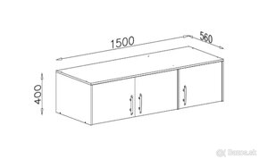 Nadstavec na skriňu - 3