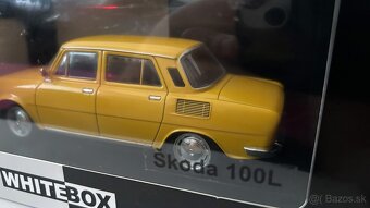 ŠKODA 100L žltá - WhiteBox 1/24 - 3