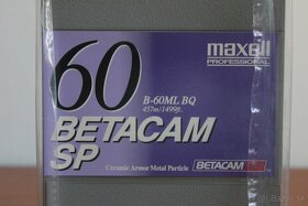 Betacam SP Maxell nevybalené kazety - 3