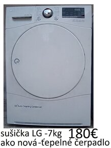 predám sušičku -AEG-LG a Whirlpool - 3