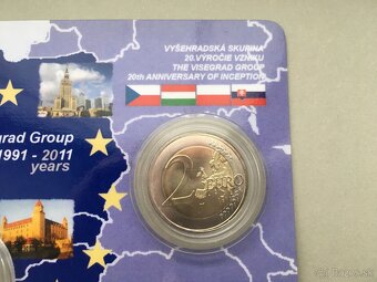 2 euro Visegrad 2011 - RONAI + STRIEBORNÝ ŽETÓN 90KS - 3