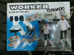 In Line - Worker tornado kolieskové korčule - 3