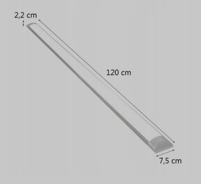 Led stropné svietidlá lampy 120cm - 3