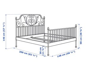 posteľ IKEA LEIRVIK - 3