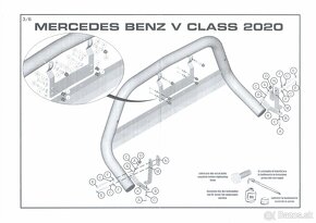 čierny ochranný kryt MB V class - 3