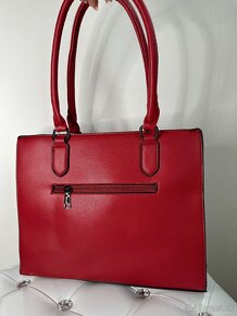 Karl Lagerfeld kabelka cervena - 3