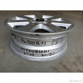 Originál MITSUBISHI disky 4x100 R15 ET35 - 3