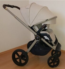 Venicci Tinum Upline Stone Beige a vajicko Cybex Aton S2 - 3