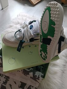 OFF-WHITE white/black sponge sneakers - 3