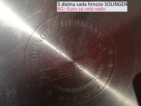 5 dielna sada hrncov Solingen - 3