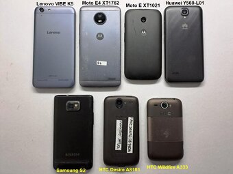 Lenovo - Huawei - Haló Moto - Samsung S2 - HTC 2ks - 3