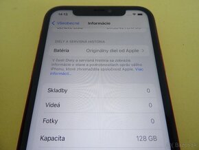 iPhone 11 128GB RED - ZÁRUKA 1 ROK - 100% BATERIA - 3