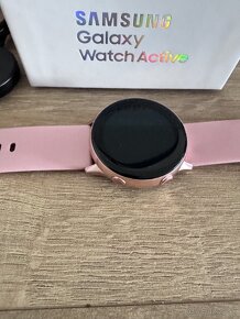 Hodinky Samsung Galaxy Watch Active  ružovo-zlatá - 3