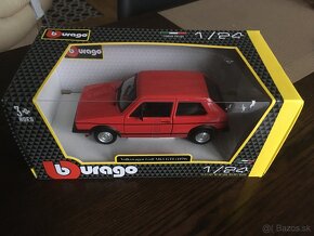 Bburago Volkswagen Golf MK1 GTI 1:24, Nový, zabalený - 3