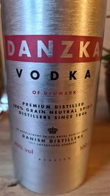 Flaša Danzka Vodka brúsený hliník Ozdoba Obal - 3