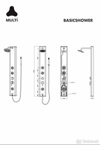Sprchový panel s batériou - 3