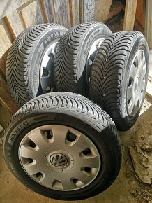 Zimné kolesá 5x112,, 15ky vw škoda audi seat - 3