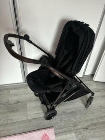 Športový kočík Cybex Melio Magic Black + podložka Bjällra - 3