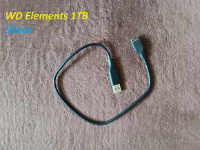 Externý disk WD 2.5 Elements Portable 1TB - 3