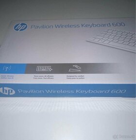 HP wireless keyboard 600 - biela - 3