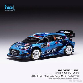 Modely Ford Puma Rally1 1:43 IXO - 3