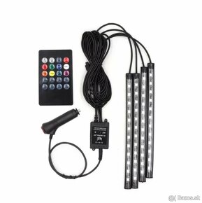 LED ambientne podsvietenie do auta s ovládaním na USB/12V - 3