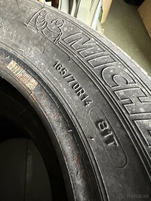 Pneumatiky Michelin 165/70R14 takmer nove - 3