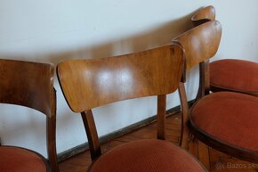 Stoličky z masívneho dreva čalunené sedenie - 3