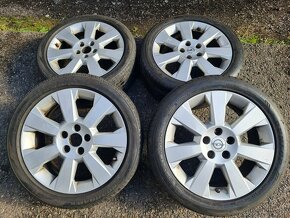 Alu kola disky orig Opel saab 5x110 7jx17 et - 3